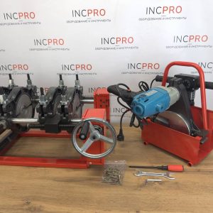 Станок для сварки ПНД труб 63-160 мм 4-зажимной с механическим приводом