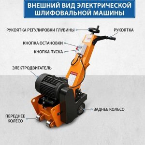 Фрезеровальная машина по бетону 250 серия